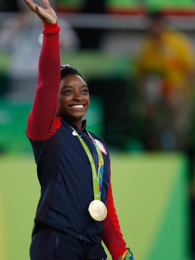 Simone Biles and Her Medal Collection